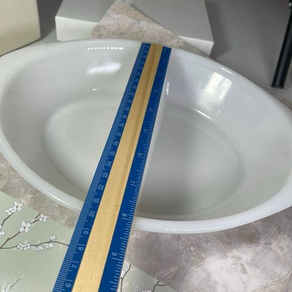 VTG Glasbake Atomic Starburst divided casserole dish with Atomic Starbust - Picture 5 of 6